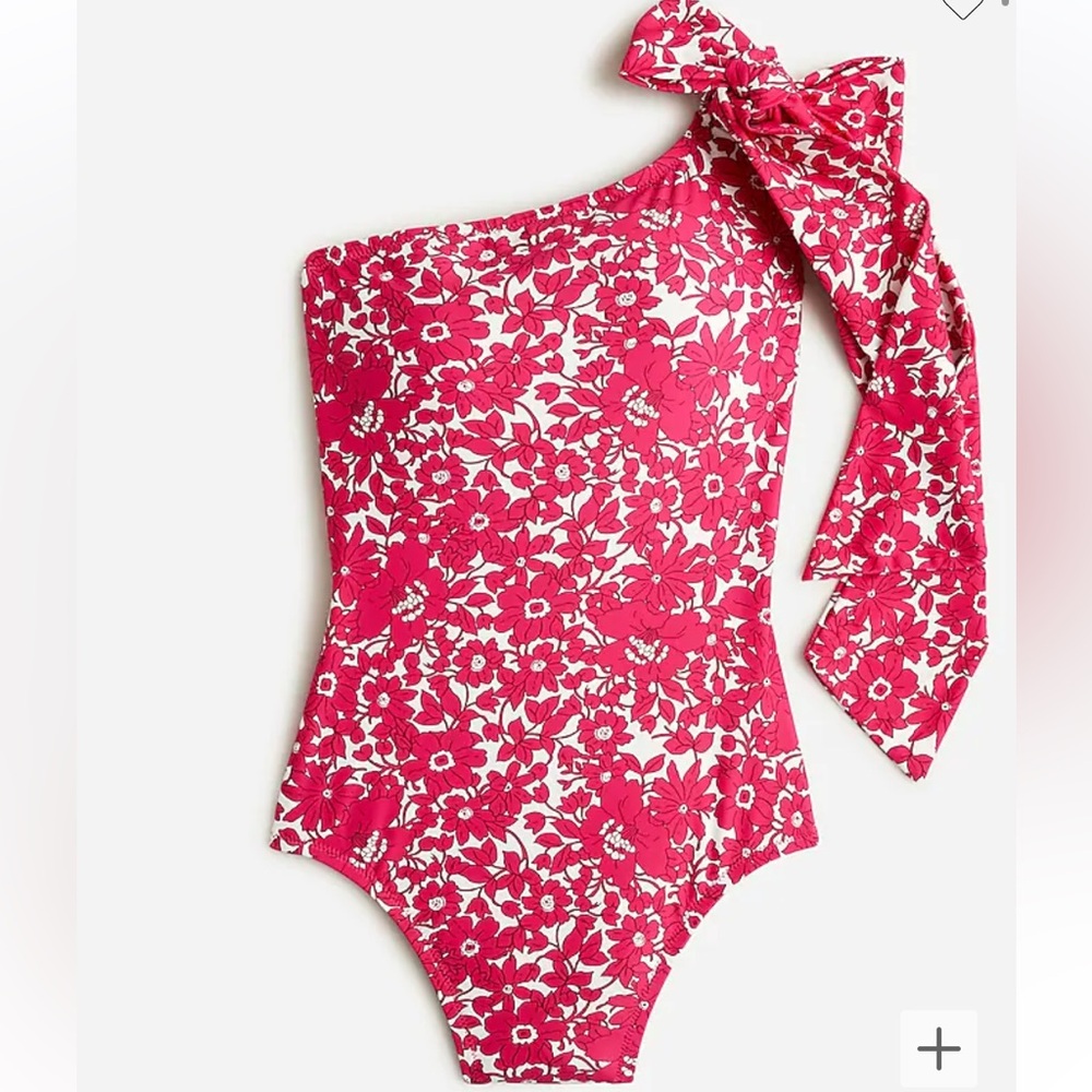 Swimsuit. size 10. Full coverage on bottom. One shoulder. New with tags. JCrew.